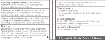 Directions (Breathe Easy Dosage And Indications)